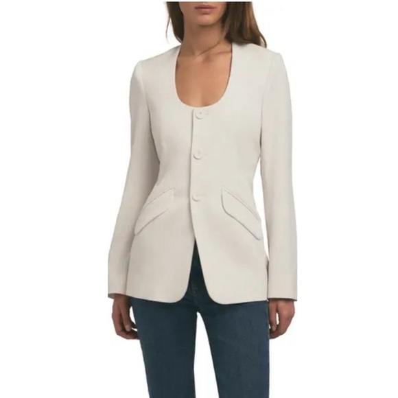 NEW Favorite Daughter The Diana Jacket Ivory Small - Picture 4 of 8
